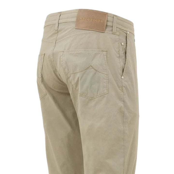 Jacob Cohen Beige Cotton Casual Pants