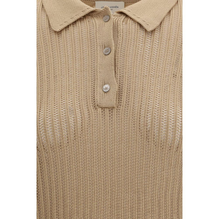 Jacob Cohen - Beige Cotton Polo Shirt