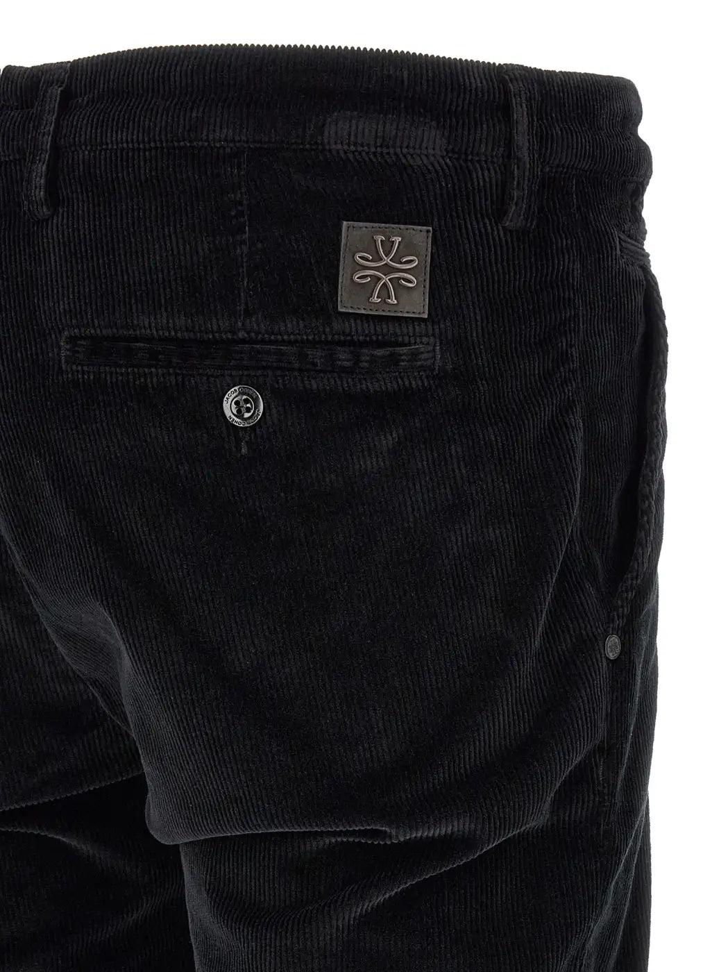 Jacob Cohen Black Cotton Chino Pants