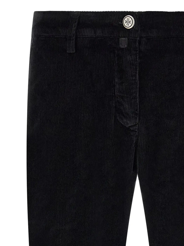 Jacob Cohen Black Cotton Chino Pants