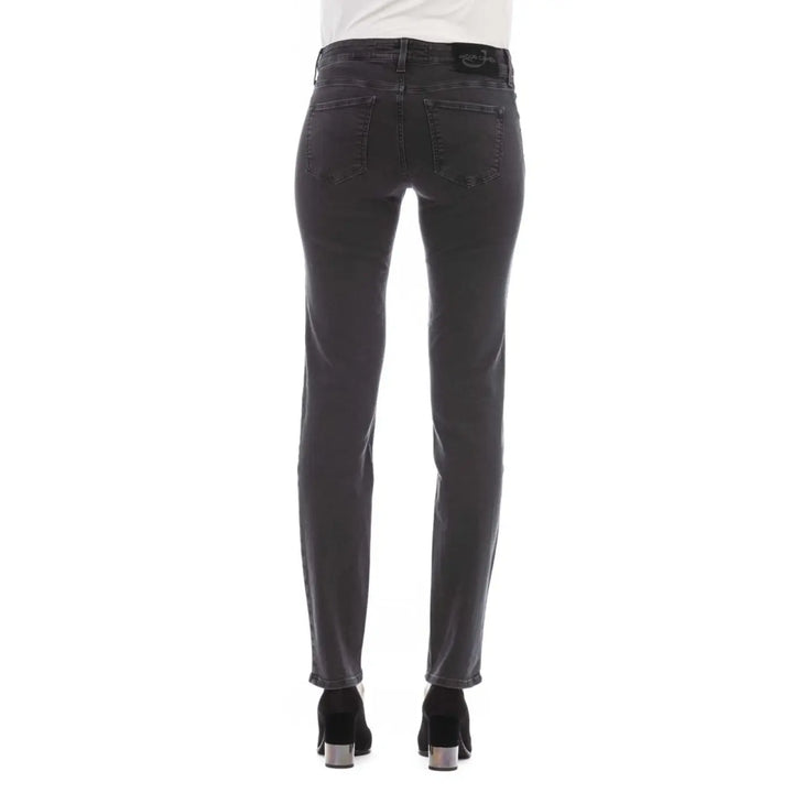 Jacob Cohen Black Cotton Women Jeans