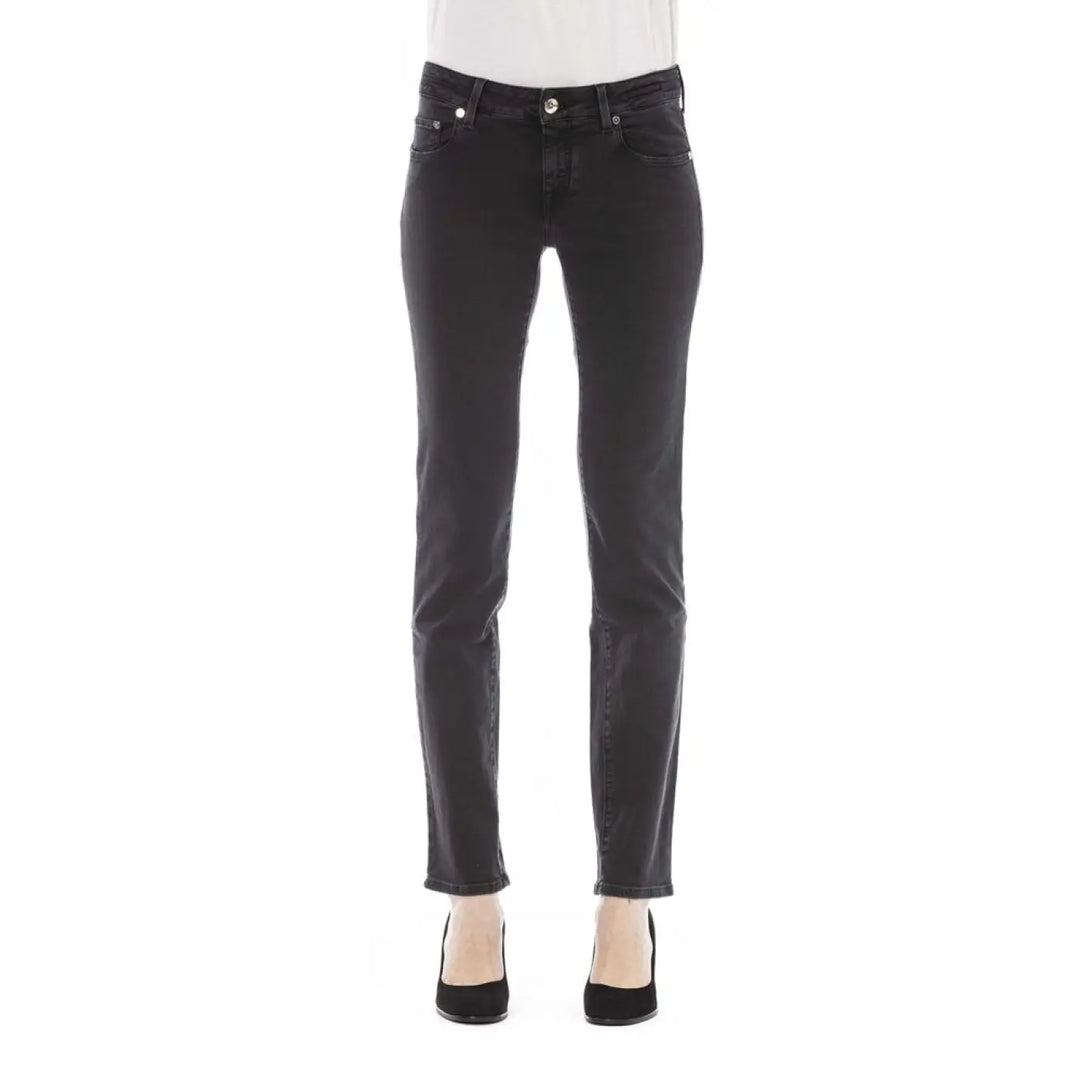 Jacob Cohen Black Cotton Women Jeans