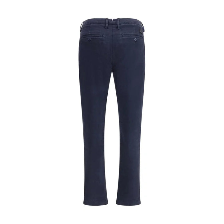 Jacob Cohen Blue Cotton Casual Pants