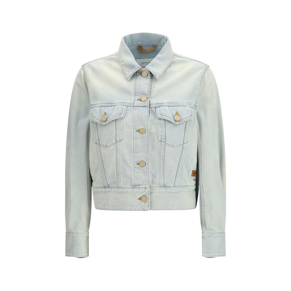 Jacob Cohen Trucker Jackets - Blue Cotton Denim Jacket