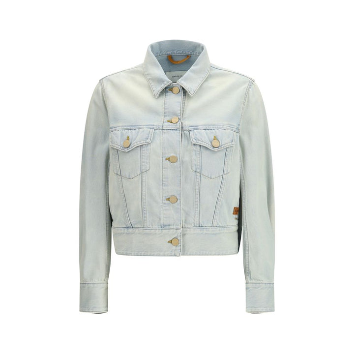 Jacob Cohen Trucker Jackets - Blue Cotton Denim Jacket