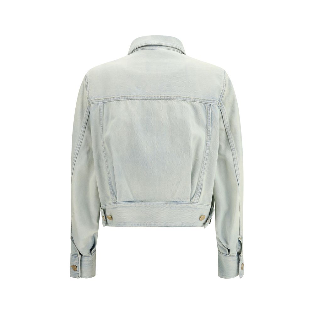 Jacob Cohen Trucker Jackets - Blue Cotton Denim Jacket