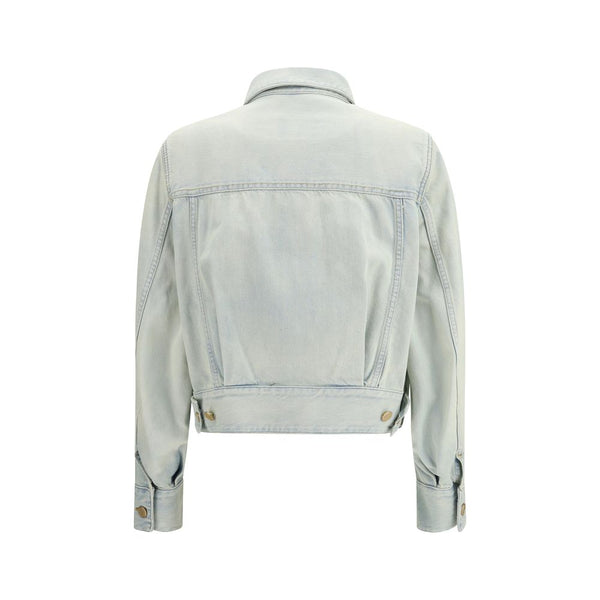 Jacob Cohen Trucker Jackets - Blue Cotton Denim Jacket