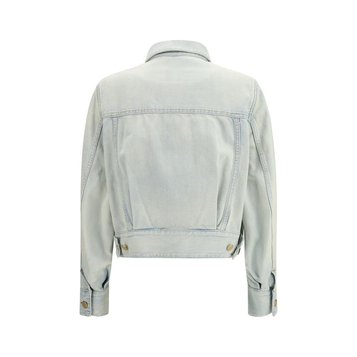 Jacob Cohen Trucker Jackets - Blue Cotton Denim Jacket