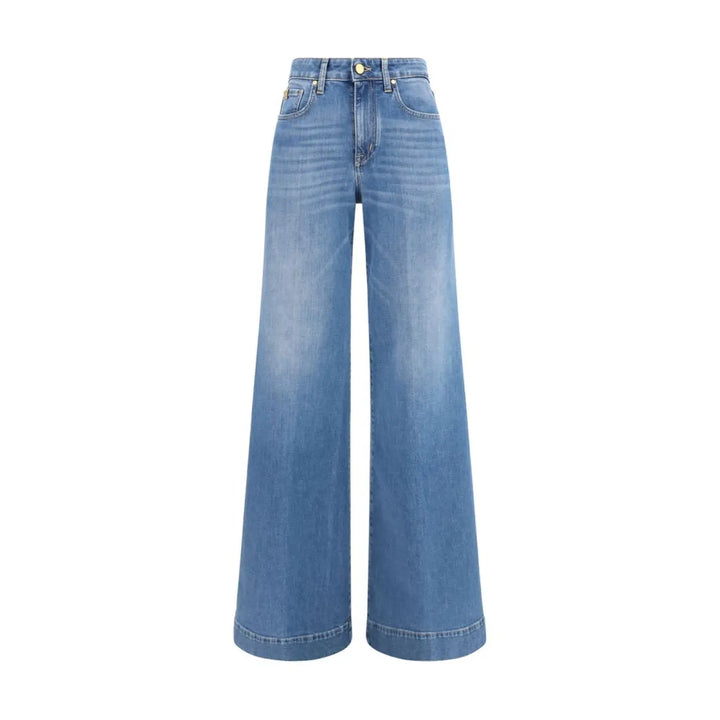 Jacob Cohen Blue Cotton Relaxed Fit Jeans