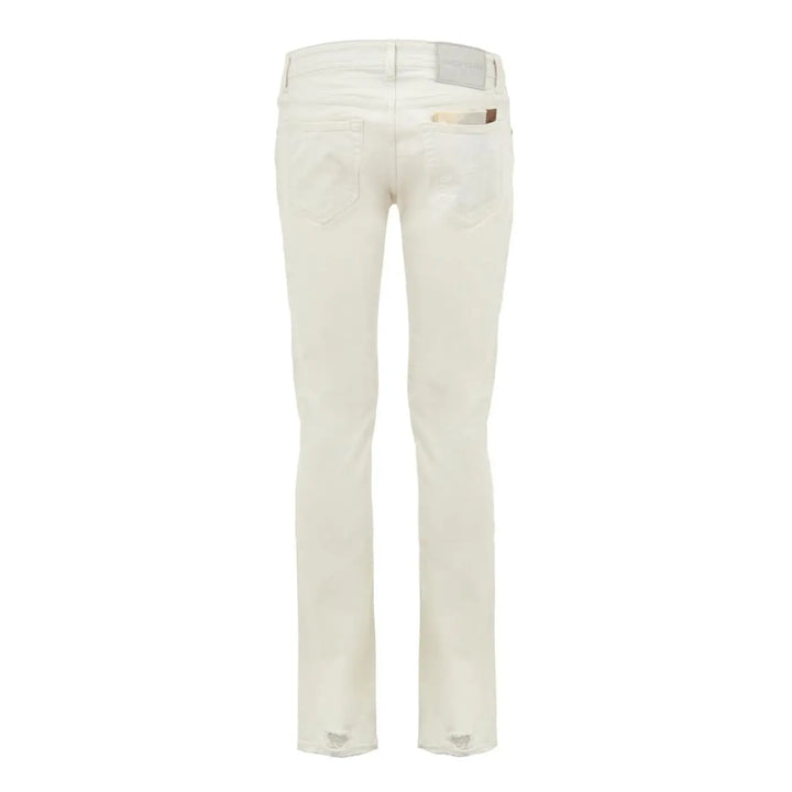 Jacob Cohen Blue Cotton Skinny Jeans