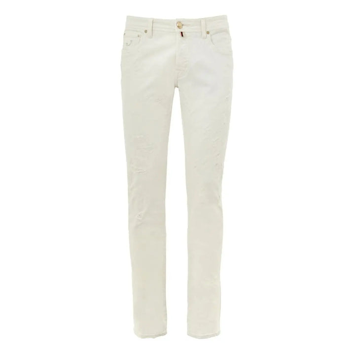 Jacob Cohen Blue Cotton Skinny Jeans