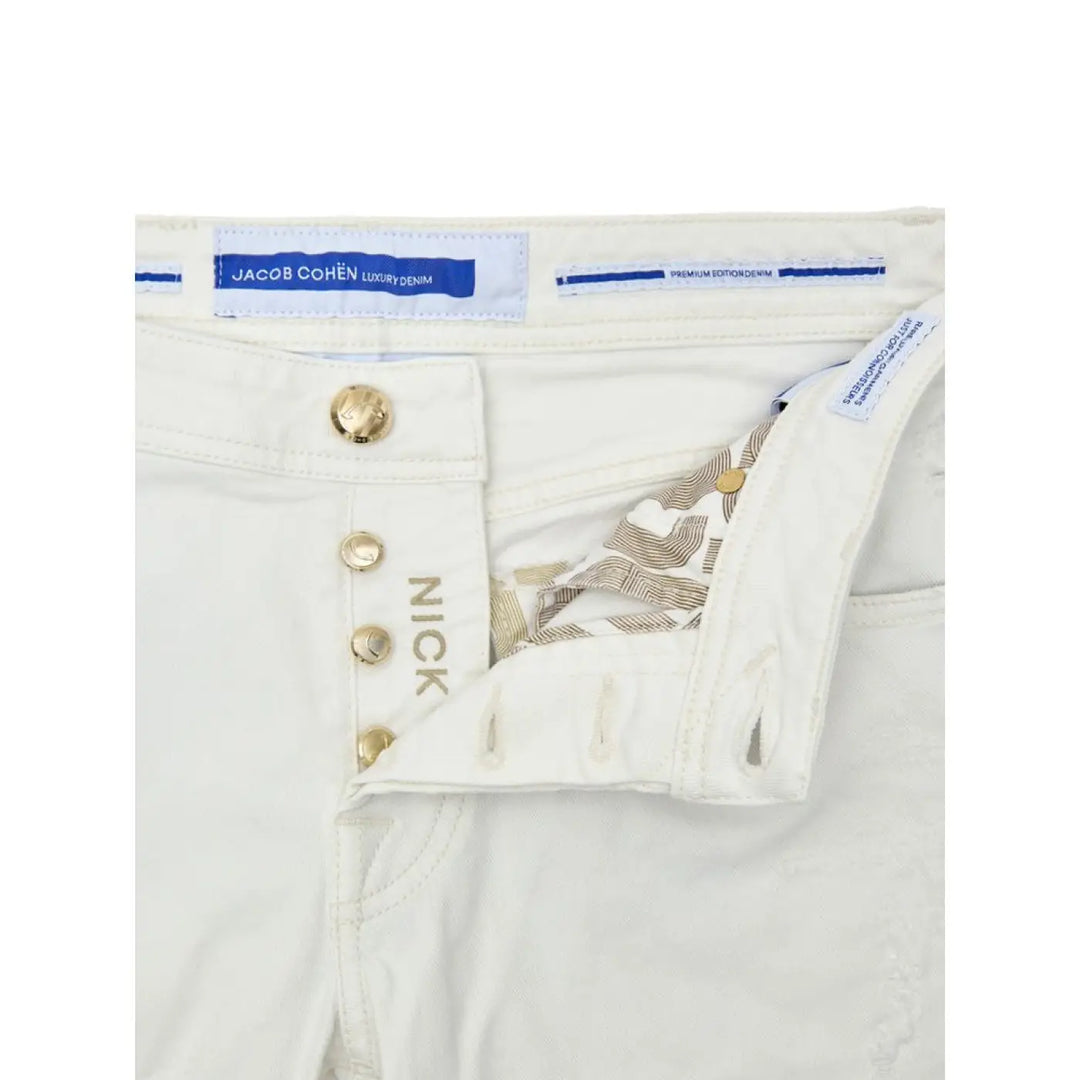 Jacob Cohen Blue Cotton Skinny Jeans