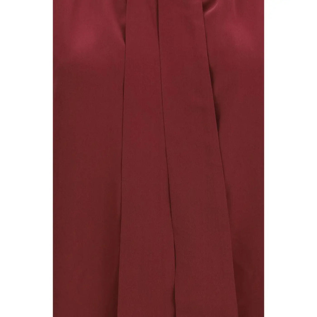 Jacob Cohen Bordeaux Silk Blouse