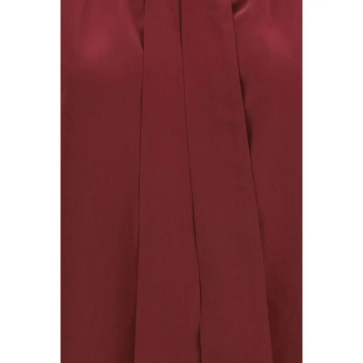 Jacob Cohen Bordeaux Silk Blouse