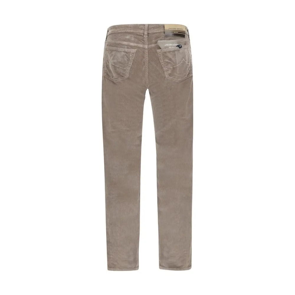 Jacob Cohen Brown Cotton Casual Pants