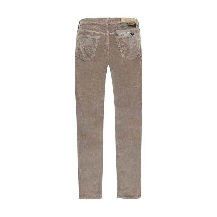 Jacob Cohen Brown Cotton Casual Pants