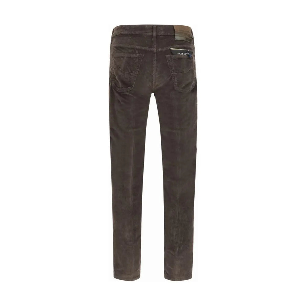 Jacob Cohen Brown Cotton Casual Pants