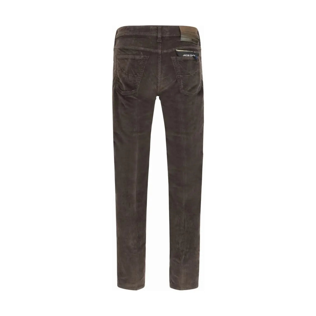 Jacob Cohen Brown Cotton Casual Pants