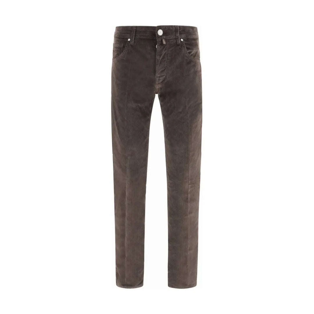 Jacob Cohen Brown Cotton Casual Pants