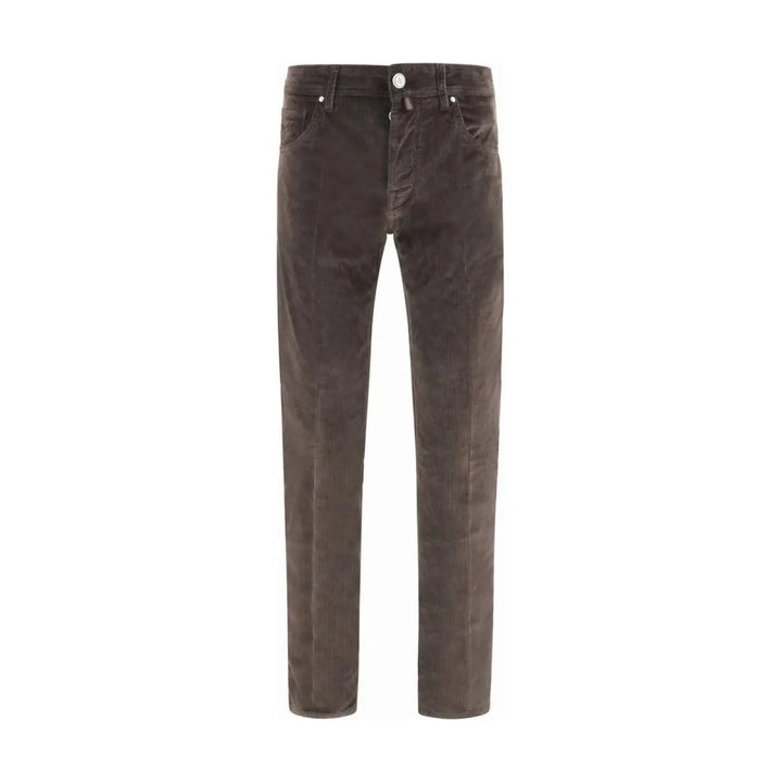Jacob Cohen Brown Cotton Casual Pants