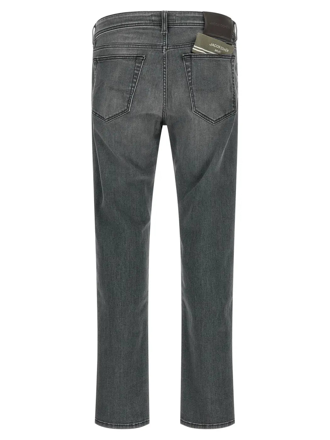 Jacob Cohen Gray Cotton Slim Fit Jeans