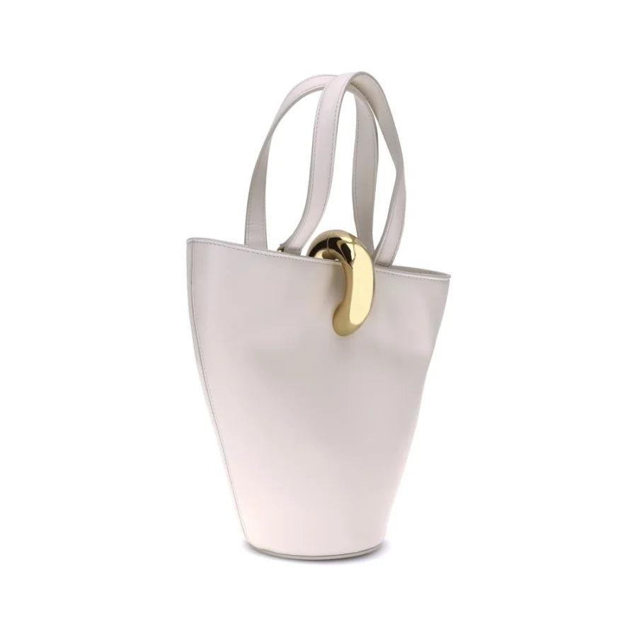 Jacquemus Beige Calf Leather Bos Taurus Shoulder Bag