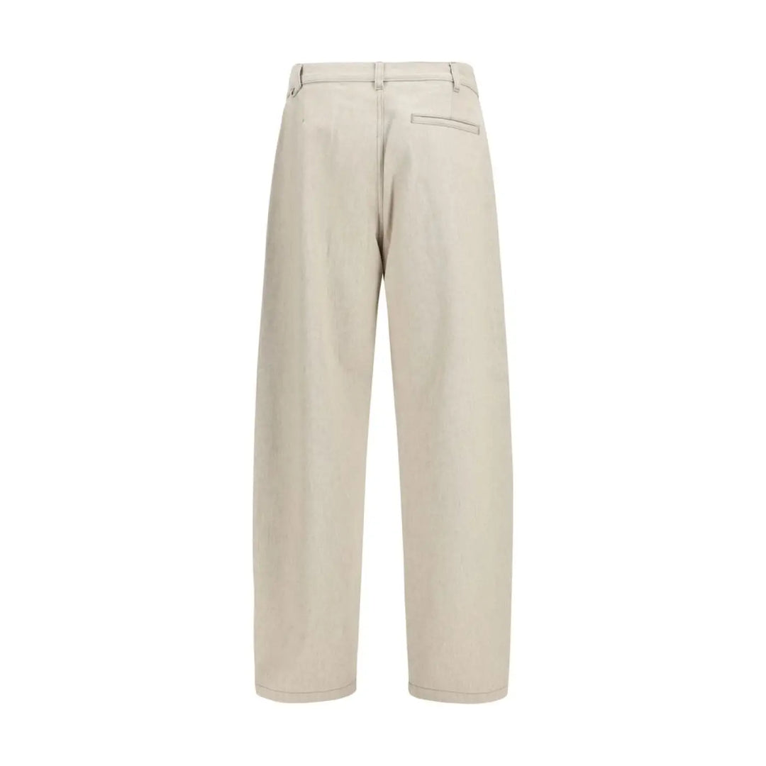 Jacquemus Beige Cotton Casual Pants
