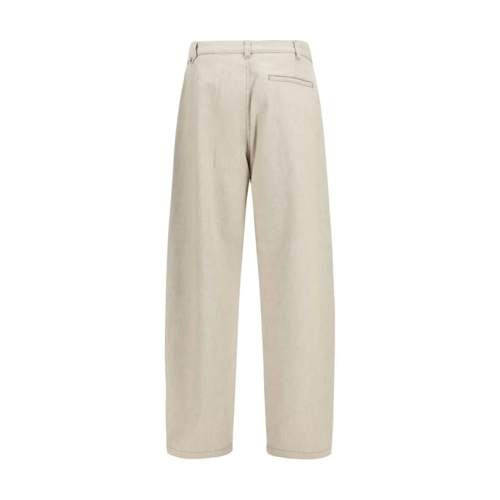 Jacquemus Beige Cotton Casual Pants