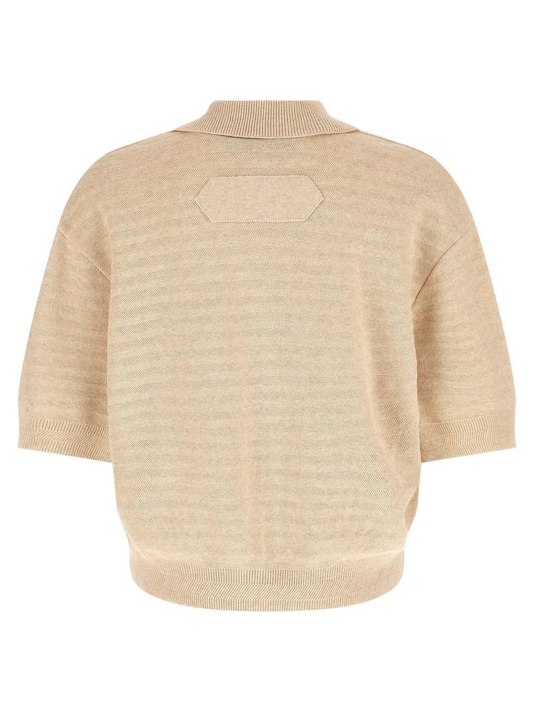 Jacquemus Beige Cotton Polo Shirt