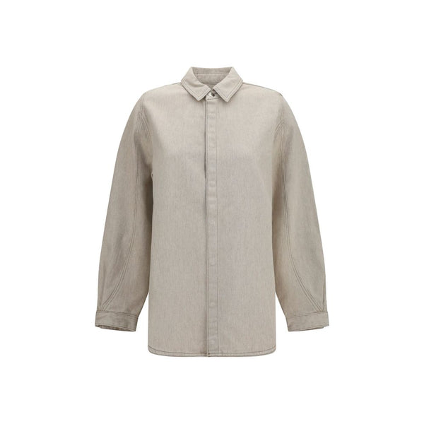 Jacquemus Shirts - Beige Denim Shirt