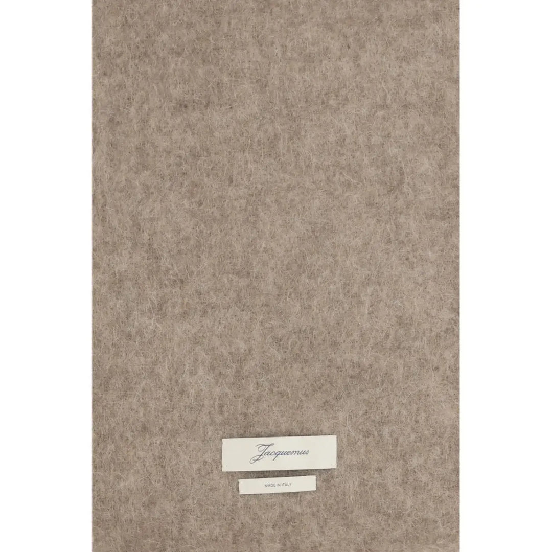 Jacquemus Beige Mohair Scarf