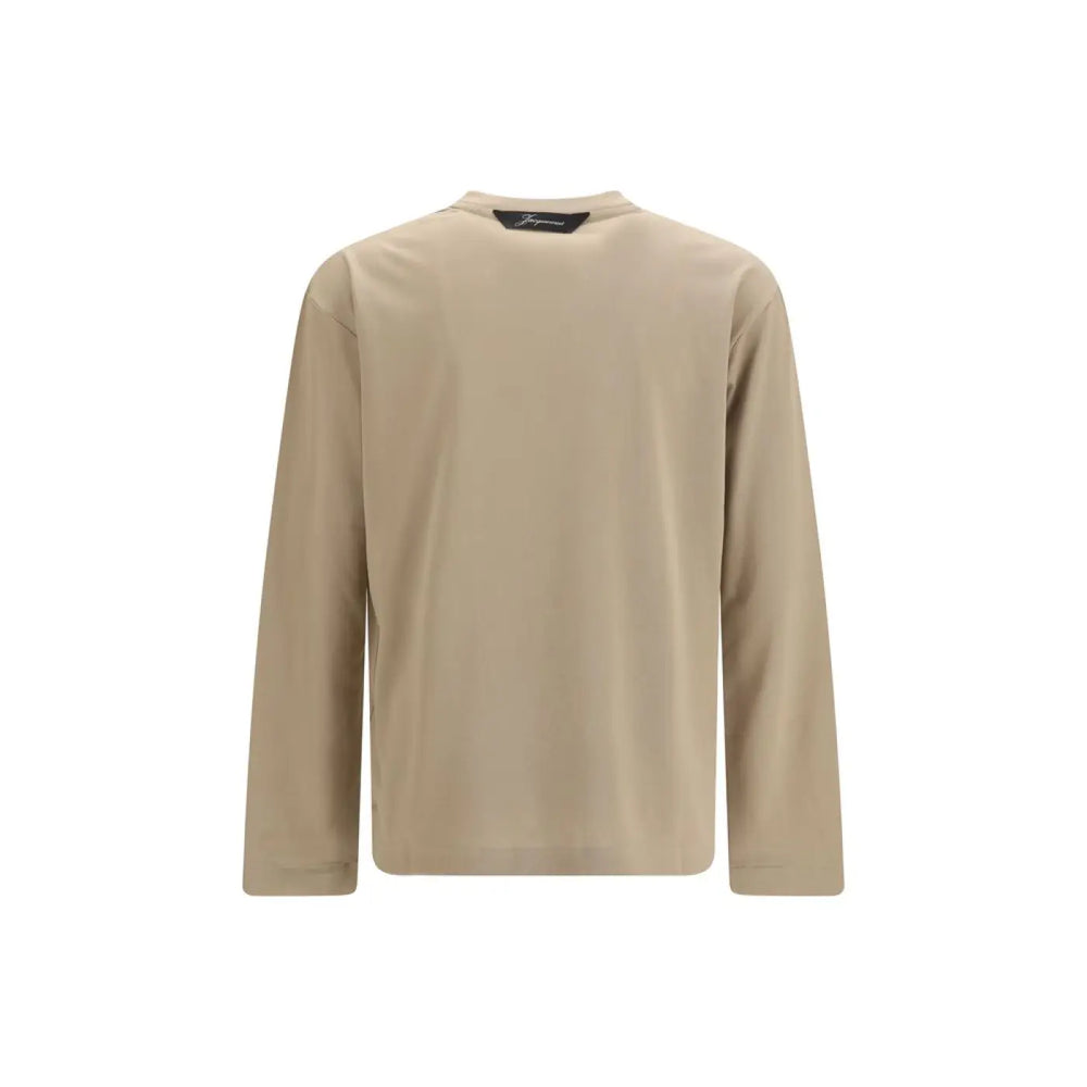 Jacquemus Beige Paper Long Sleeve T-shirt
