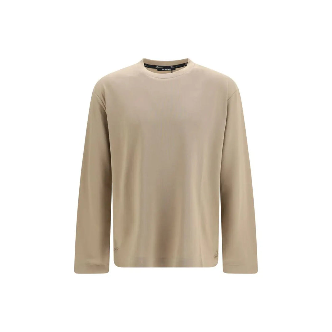 Jacquemus Beige Paper Long Sleeve T-shirt