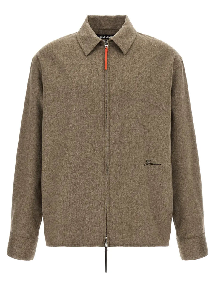 Jacquemus Beige Virgin Wool Blouse