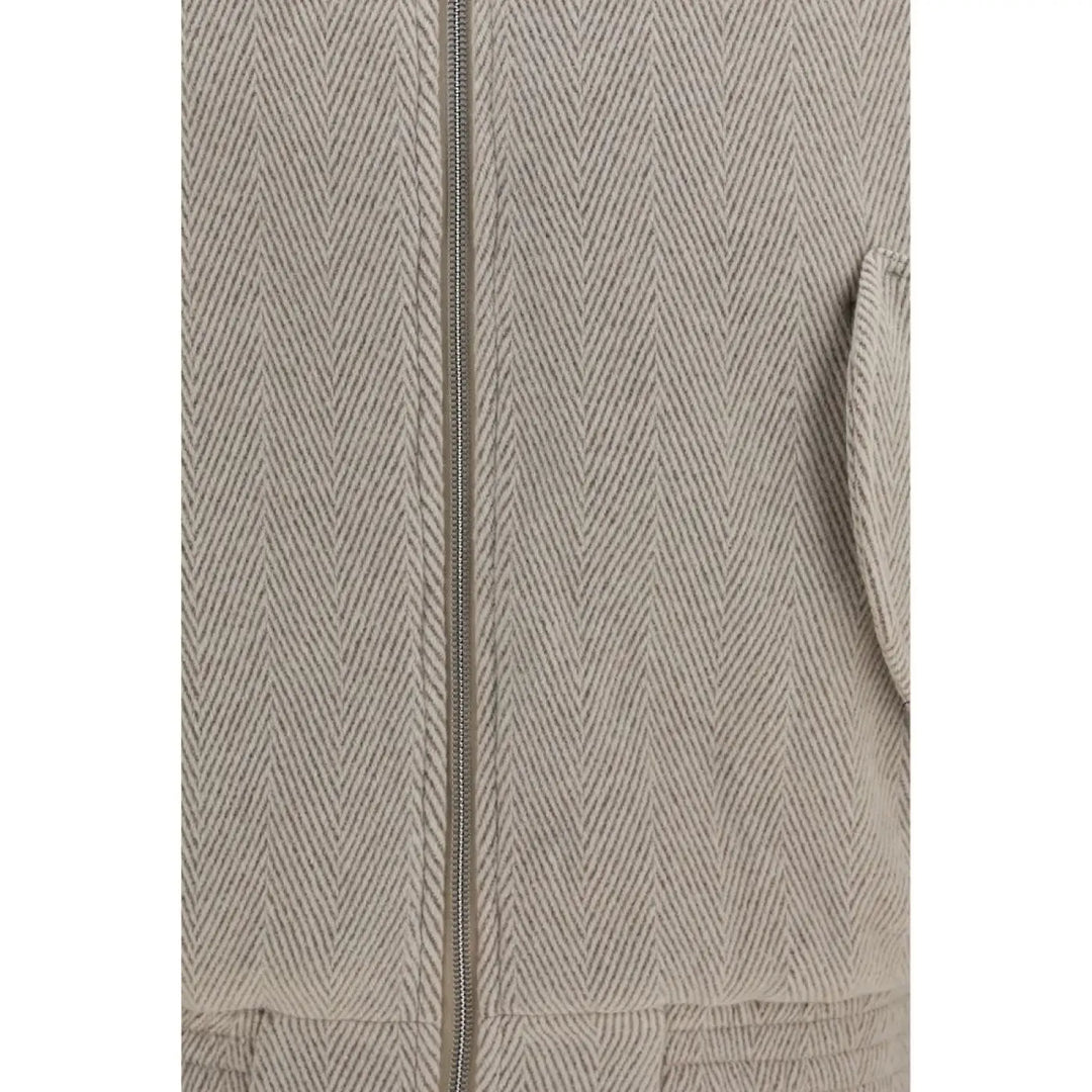 Jacquemus Beige Wool Oves Aries Bomber