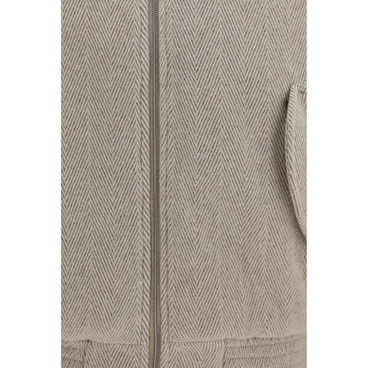 Jacquemus Beige Wool Oves Aries Bomber