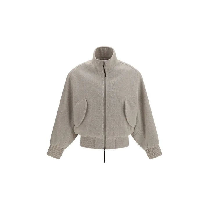 Jacquemus Beige Wool Oves Aries Bomber