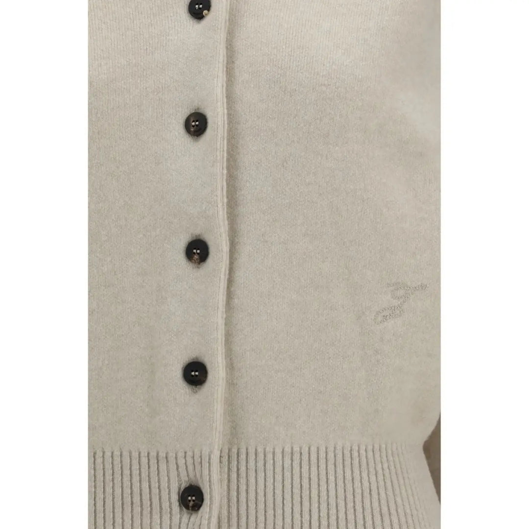 Jacquemus Beige Wool Oves Aries Cardigan