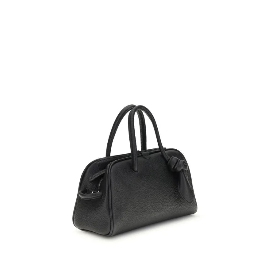 Jacquemus Black Calf Leather Bos Taurus Handbag