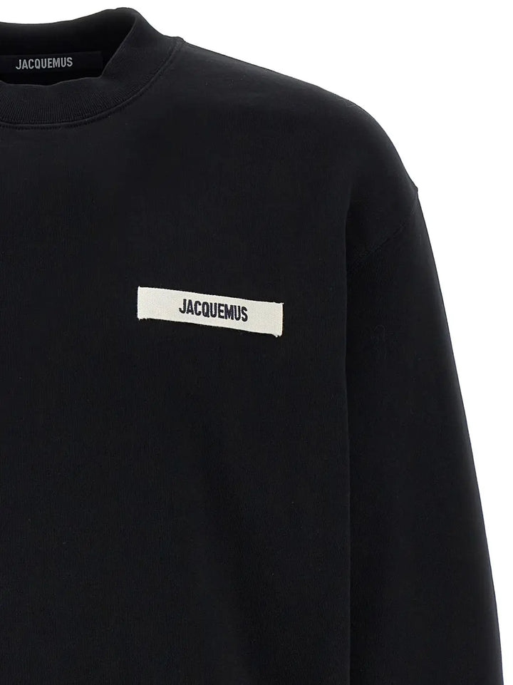 Jacquemus Black Cotton Sweatshirt
