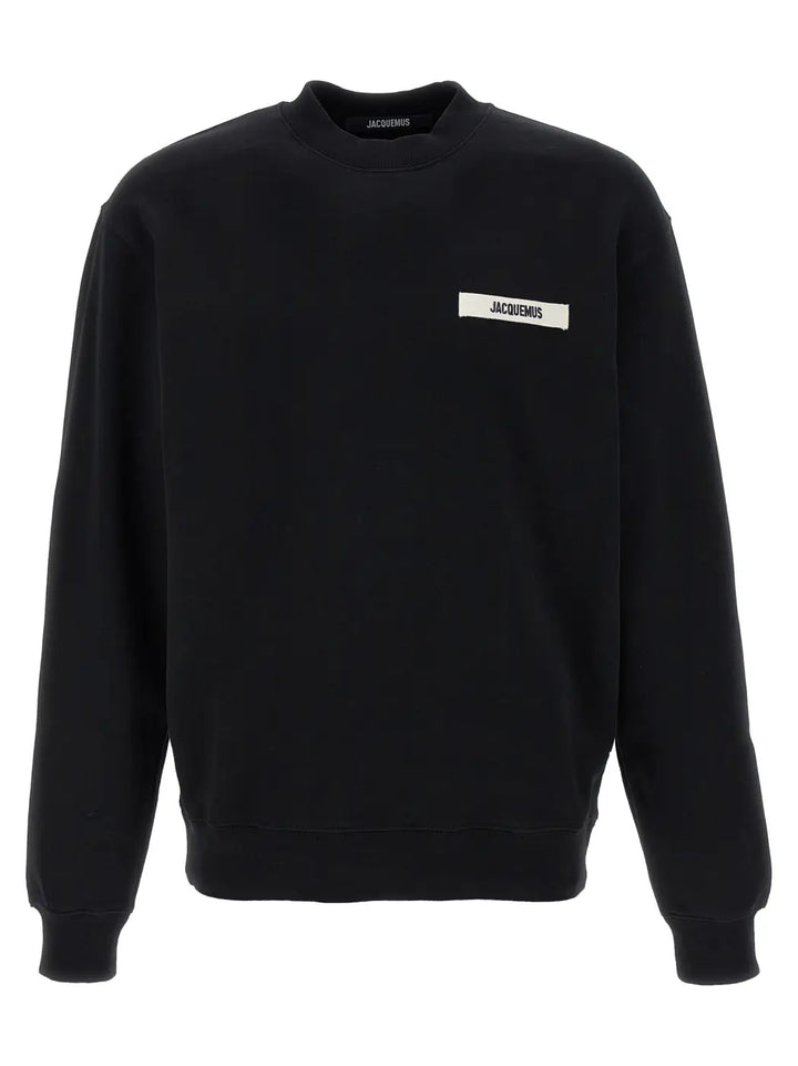 Jacquemus Black Cotton Sweatshirt