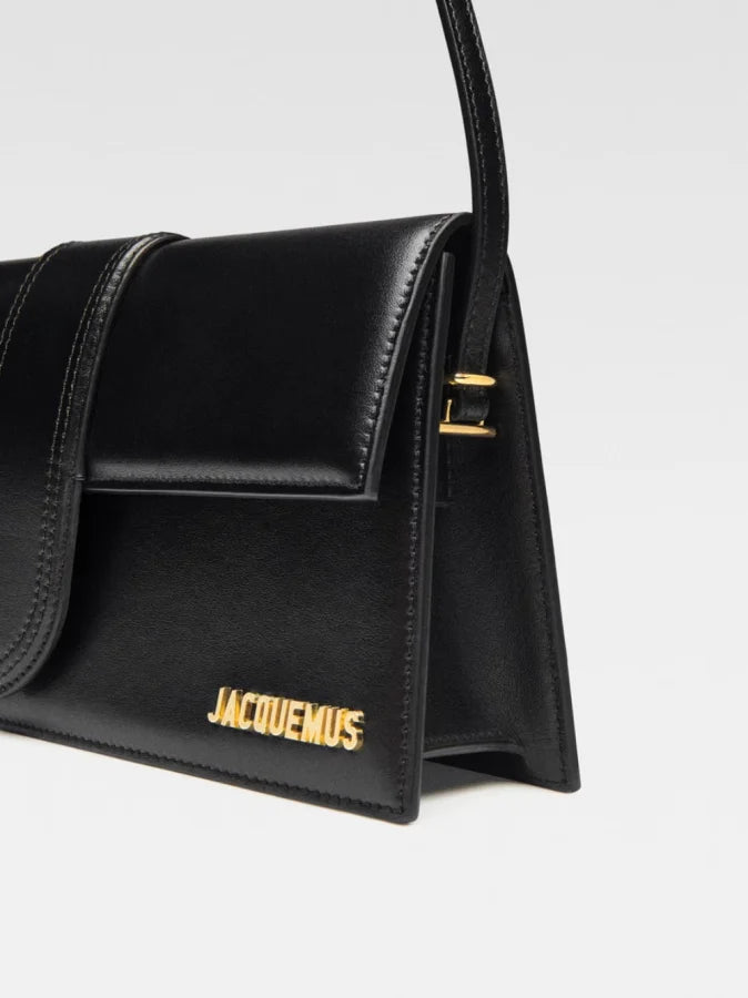 Jacquemus Black leather Le Bambino Long bag