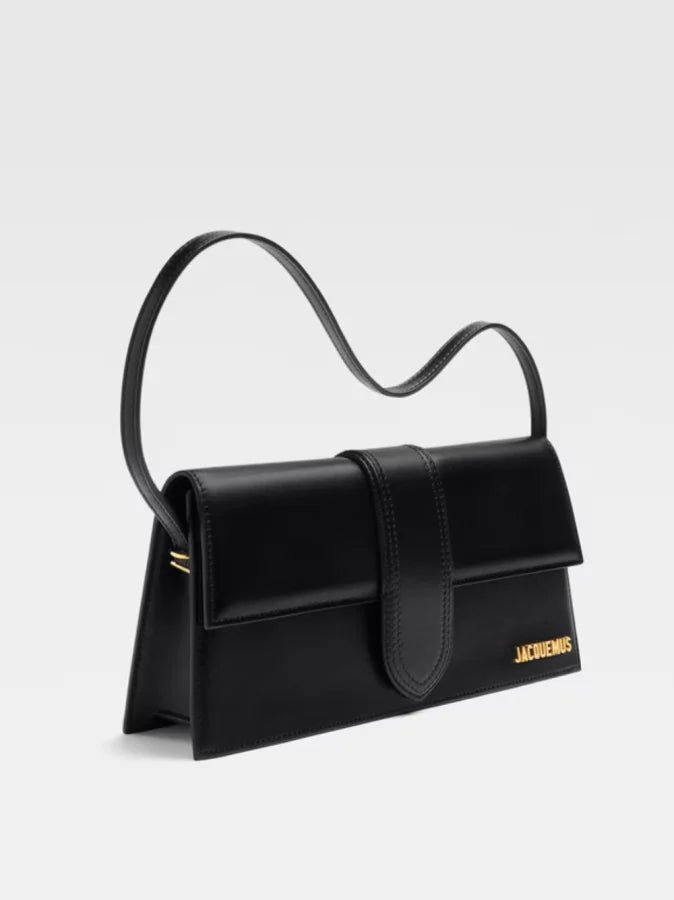 Jacquemus Black leather Le Bambino Long bag