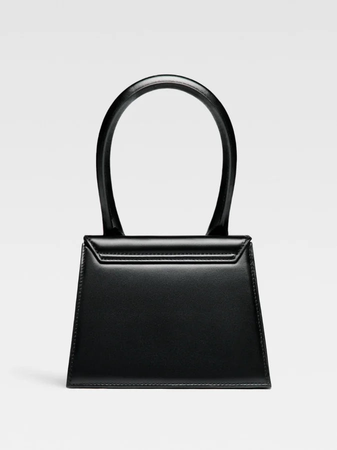 Jacquemus Black leather Le Chiquito moyen bag