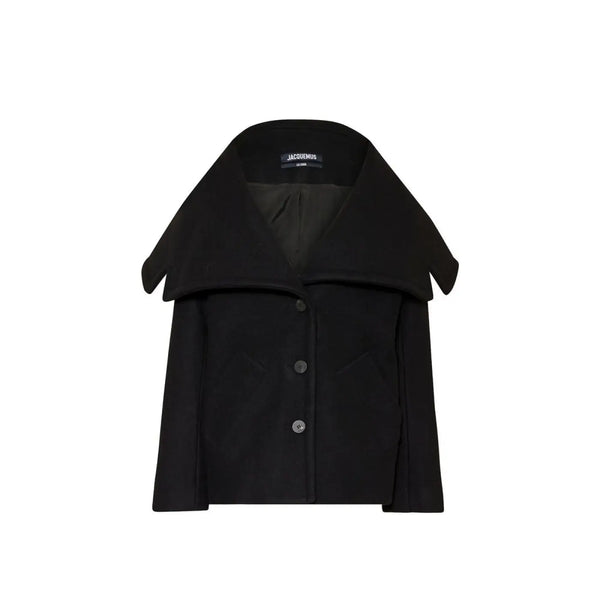 Jacquemus Black Virgin Wool Coat