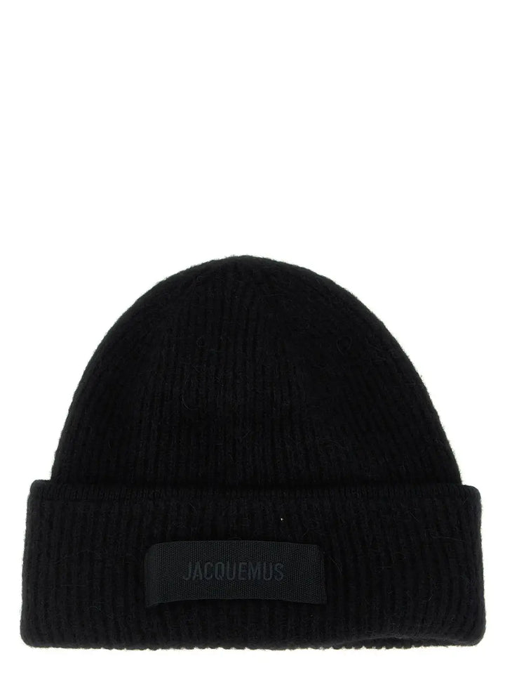 Jacquemus Black Wool Beanie