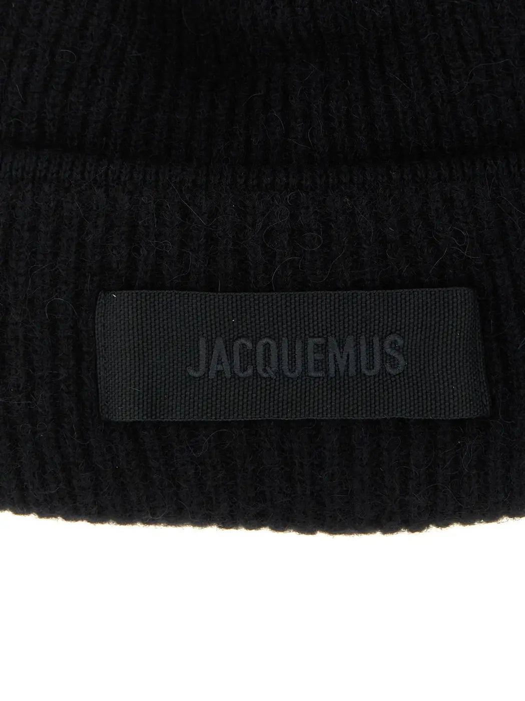 Jacquemus Black Wool Beanie