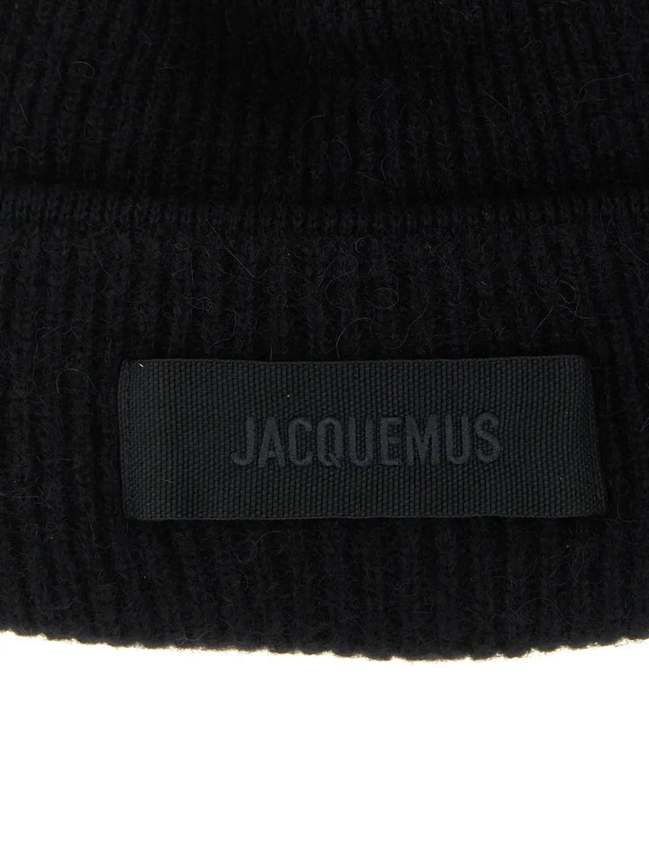 Jacquemus Black Wool Beanie
