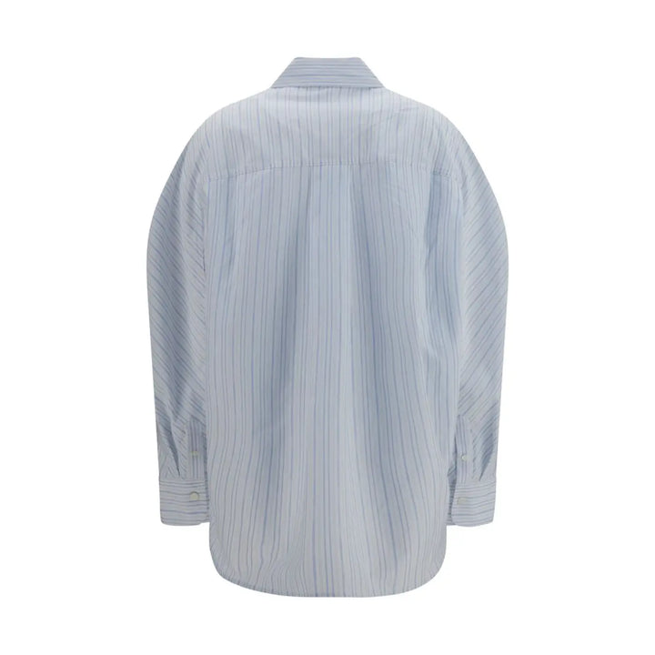 Jacquemus Blue Cotton Dress Shirt