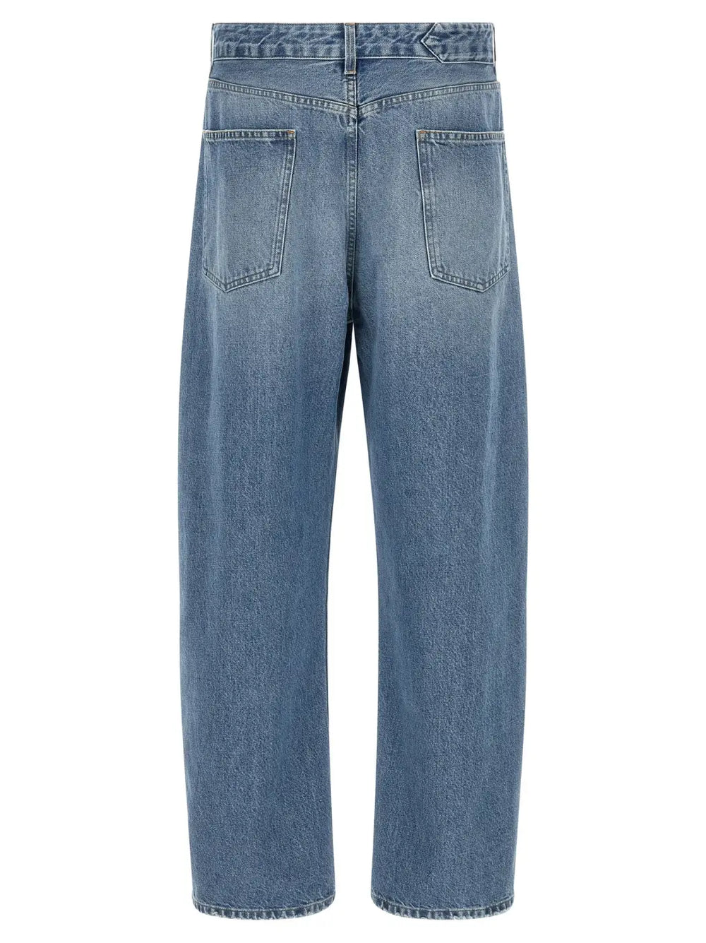 Jacquemus Blue Cotton High-waisted Jean